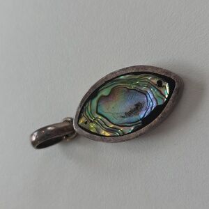 Abalone Shell Sterling Silver Pendant
